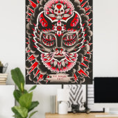 Tag der Todeskatze Poster (Heimbüro)