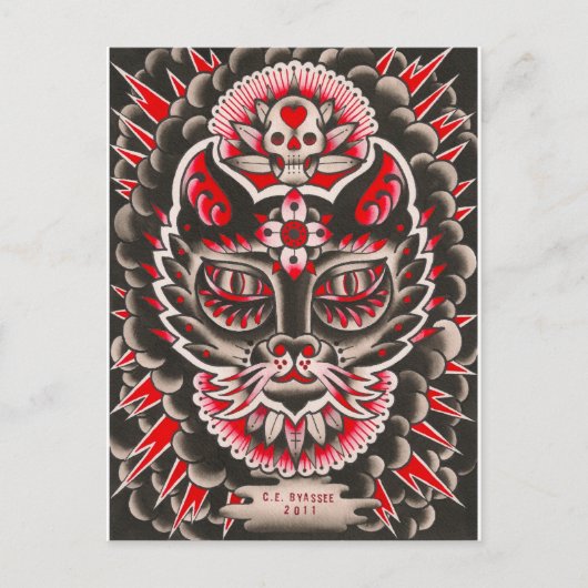 Tag der Todeskatze Postkarte (Vorderseite)