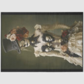 Tag der Todessteampunkweibchen R9-Decoupage Seidenpapier (Vorderseite)