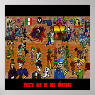 Tag der Toten2, Fiesta Dia de los Muertos Poster