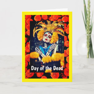 Tag der Toten, 5" x 7" geklappte Grußkarte Karte