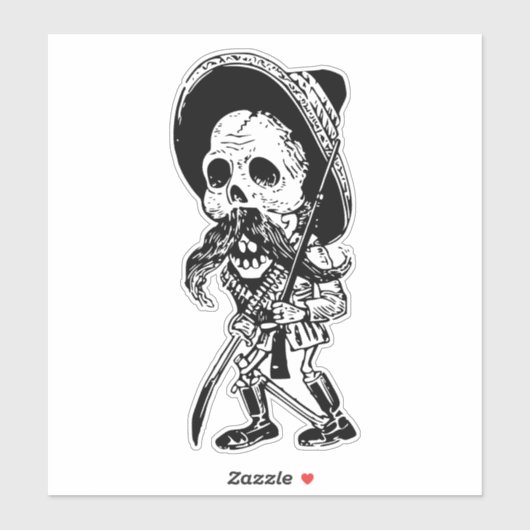 Tag der Toten Aufkleber (Blatt)