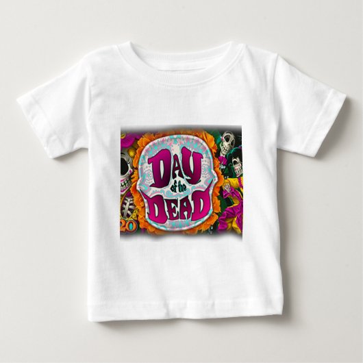 Tag der Toten Baby T-shirt (Vorderseite)