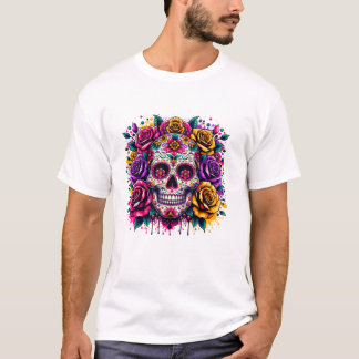 Tag der Toten Blumengesteck T-Shirt