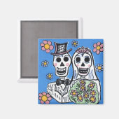 Tag der Toten Braut und des Bräutigams Magnet (Vorderseite/Rückseite)