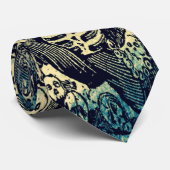 Tag der Toten - Calavera Krawatte der Männer (Gerollt)