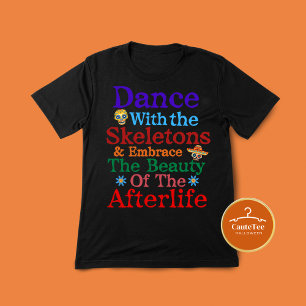 Tag der Toten Catrina Halloween T - Shirt