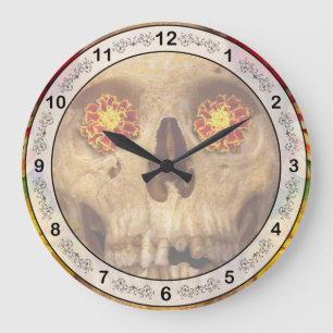 Tag der Toten - Dia de los Muertos.jpg Große Wanduhr