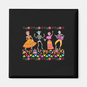 Tag der Toten Dia De Los Muertos Mexikanischer Ske Magnet