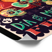 Tag der Toten Dia de los Muertos Poster (Ecke)