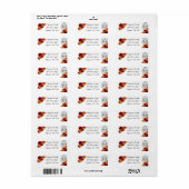 Tag der Toten Dia Los Muertos Adressenaufschrift (Vorne)