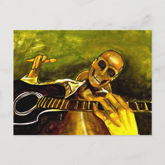 Tag der Toten/Dias de los Muertos Postkarte (Vorderseite)