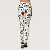 Tag der toten Doodle Leggings (Rückseite)