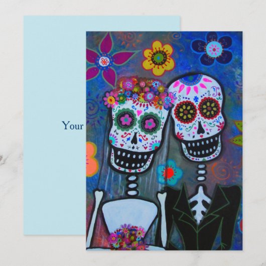 TAG DER TOTEN EINLADUNG (Vorne/Hinten)