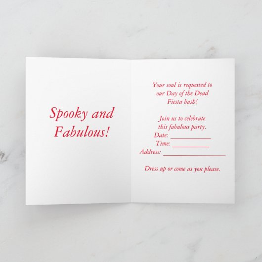 Tag der toten Einladung (Innenseite)