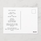 Tag der toten Einladung Postkarte (Rückseite)