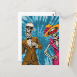 Tag der Toten Fashionistas Postkarte