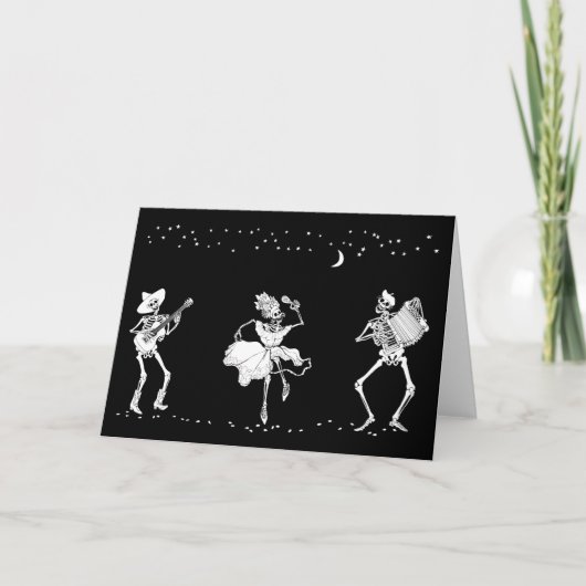 Tag der Toten Feier Karte (Vorderseite)