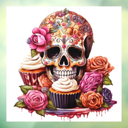 Tag der Toten Fensteraufkleber (Blatt 3)