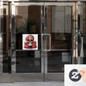 Tag der Toten Fensteraufkleber (Büro Tür)
