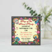 Tag der toten Fiesta-Party Einladungen (Stehend Vorderseite)