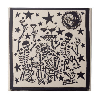 Tag der toten Fiestas Partei-Durchmessers Muertos Fliese