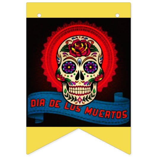 TAG DER TOTEN FLAGGEN-FAHNE WIMPELKETTE (Zweite Fahne)