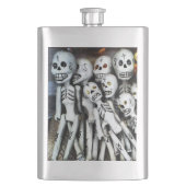 Tag der Toten Flasche Flachmann (Vorderseite)