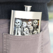 Tag der Toten Flasche Flachmann (Beispiel)