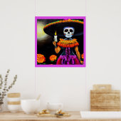 Tag der Toten Frau 2 Poster (Küche)