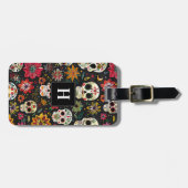 Tag der Toten Gepäckmarke Gepäckanhänger (Vorderseite horizontal)