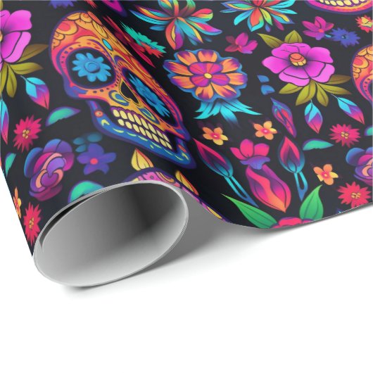 Tag der Toten Geschenkpapier (Rolleneckpunkt)