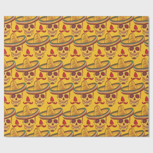 Tag der Toten Geschenkpapier (Flach)