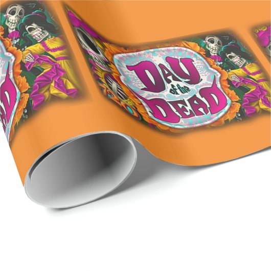 Tag der Toten Geschenkpapier (Rolleneckpunkt)