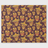 Tag der Toten Geschenkpapier (Flach)