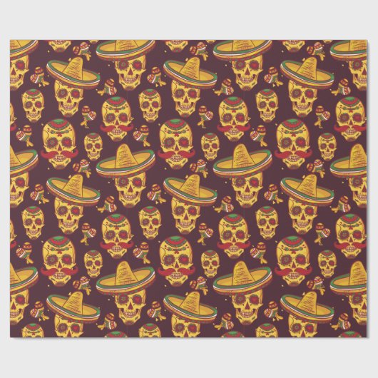 Tag der Toten Geschenkpapier (Flach)
