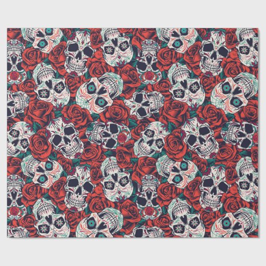 Tag der Toten Geschenkpapier (Flach)