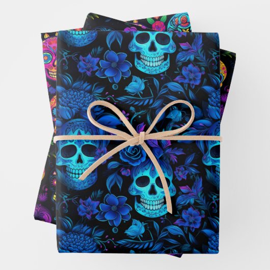 Tag der Toten Geschenkpapier Set (Beispiel)