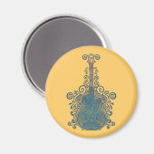 Tag der toten Gitarre Magnet (Vorderseite/Rückseite)