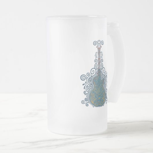 Tag der toten Gitarre Mattglas Bierglas (VorderseiteRechts)