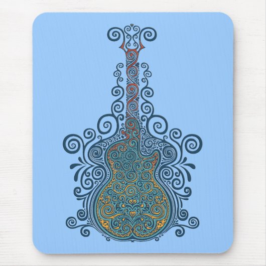 Tag der toten Gitarre Mousepad (Vorne)