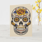 Tag der toten Grußkarte Karte (Gelbe Blume)