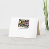 Tag der toten Grußkarte Karte (Rückseite)