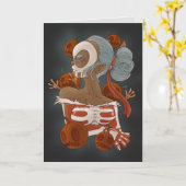 Tag der toten Grußkarte Karte (Gelbe Blume)