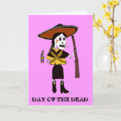 Tag der Toten Grußkarten Karte (Gelbe Blume)