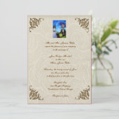 Tag der Toten Hochzeit Einladung (Stehend Vorderseite)