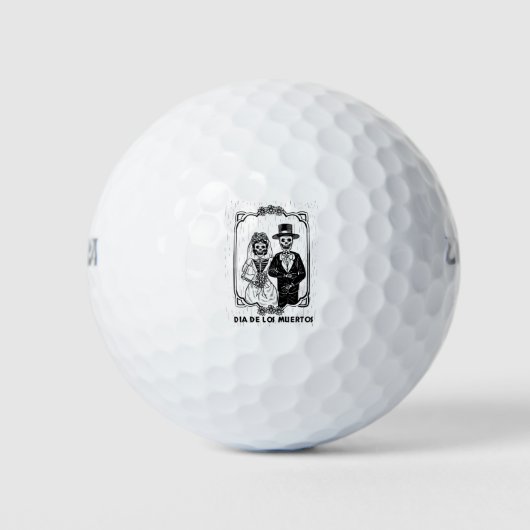 Tag der Toten Hochzeit Golfball (Vorderseite)