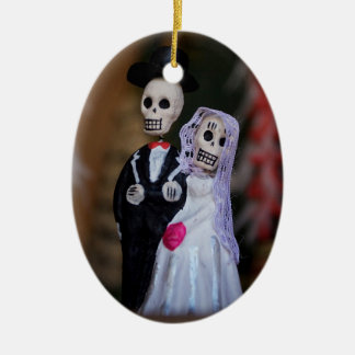 Tag der toten Hochzeits-Paare Keramik Ornament