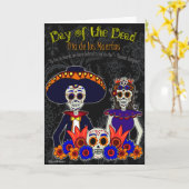 Tag der Toten Karte (Gelbe Blume)