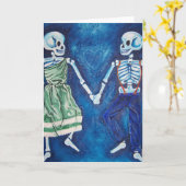 Tag der Toten Karte (Gelbe Blume)